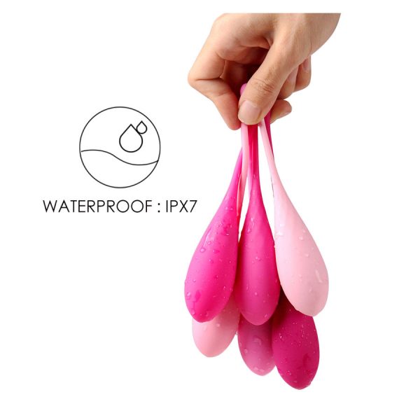 LESLIE - KEGEL FIT PELVIC MUSCLE TRAINING SET 6 WEIGHTS - Afbeelding 10