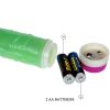 BAILE - WAVES OF PLEASURE VIBRATOR 23 CM GREEN - Afbeelding 3