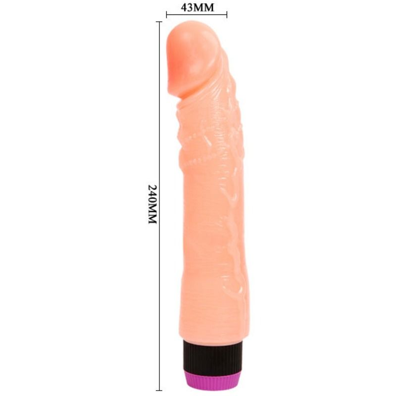 BAILE - NATURAL FLEXIBLE REALISTIC VIBRATOR 24 CM - Afbeelding 5