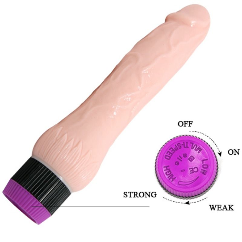 BAILE - ADOUR CLUB REALISTIC VIBRATOR WIDE BASE 22 CM - Afbeelding 6