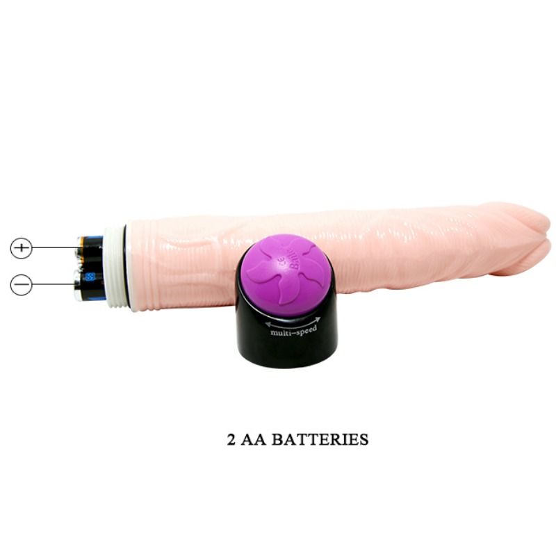 BAILE - ADOUR BAILE - CLUB REALISTIC VIBRATOR 23 CM NATURAL - Afbeelding 2