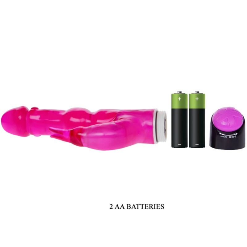 BAILE - WAVES OF PLEASURE FANTASY VIBRATOR WITH RABBIT 23 CM - Afbeelding 6