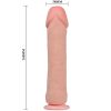 BAILE - THE BIG PENIS NATURAL REALISTIC DILDO 26 CM - Afbeelding 5