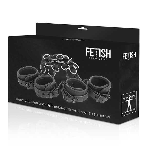 FETISH SUBMISSIVE - LUXURY BED TIES SET WITH NOPRENE LINING - Afbeelding 10