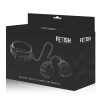 FETISH SUBMISSIVE - VEGAN LEATHER NECKLACE AND HANDCUFFS WITH NOPRENE LINING - Afbeelding 10