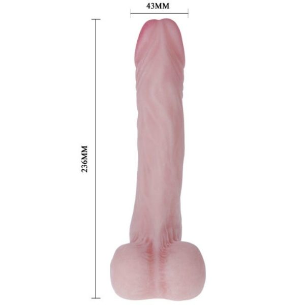 BAILE - NATURAL REALISTIC COCK DILDO - Afbeelding 3