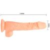 BAILE - REALISTIC COCK DILDO WITH VIBRATION - Afbeelding 3