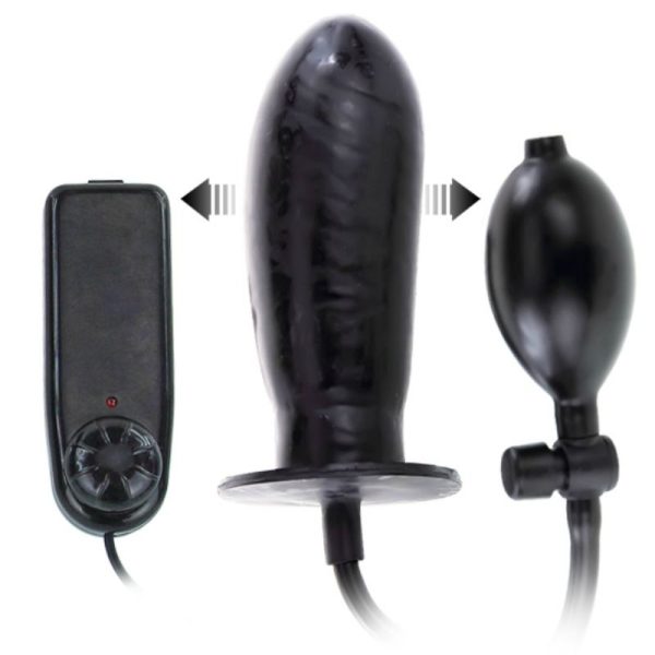 BAILE - BIGGER JOY INFLATABLE PENIS WITH VIBRATION 16 CM - Afbeelding 2