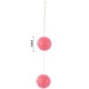 BAILE - A DEEPLY PLEASURE PINK TEXTURED BALLS 3.6 CM - Afbeelding 3