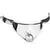 METAL HARD - RESTRAINT COLLAR WITH RING AND PADLOCK 12.5 CM - Afbeelding 2