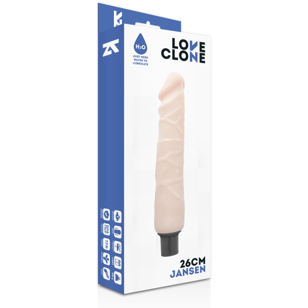 LOVECLONE - JANSEN SELF LUBRICATION VIBRATOR 26 CM -O- 4.2 CM - Afbeelding 5