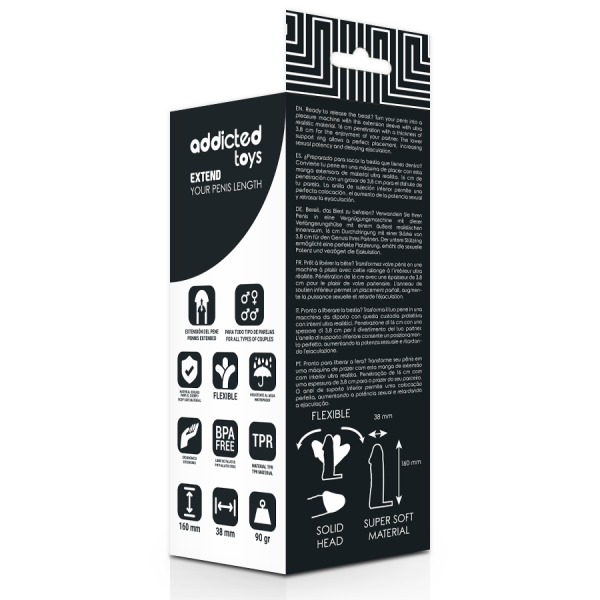 ADDICTED TOYS - EXTEND YOUR PENIS 16 CM - Afbeelding 4