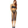 LEG AVENUE - CRYSTALIZED FISHNET MULTIDRESS BLACK O.S - Afbeelding 4