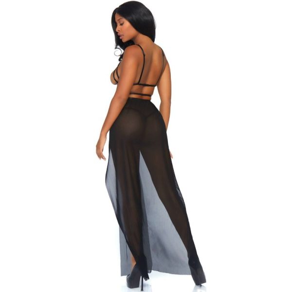 LEG AVENUE - CAGE MAXI DRESS AND THONG S/M - Afbeelding 3