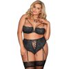 SUBBLIME - QUEEN PLUS SET SUJETADOR Y PANTIES CON LIGUERO - Afbeelding 2