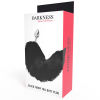 DARKNESS - SILVER ANAL PLUG 8 CM WITH BLACK TAIL - Afbeelding 4
