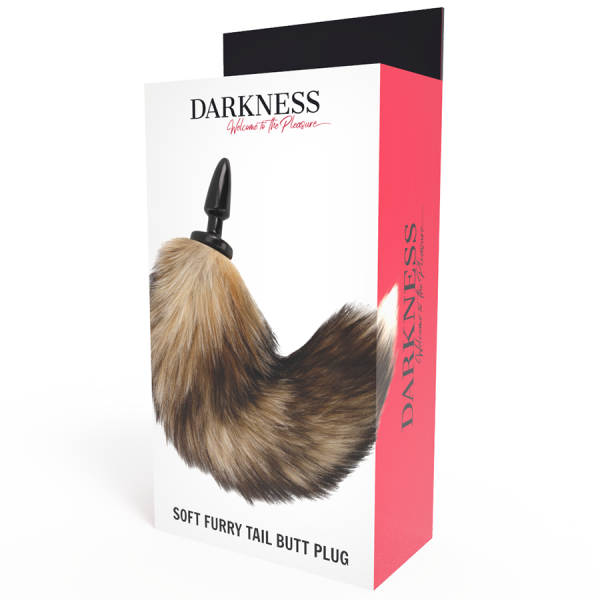 DARKNESS - NATURAL TAIL WITH SILICONE ANAL PLUG 10 CM - Afbeelding 4