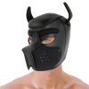 DARKNESS - NEOPRENE DOG MASK WITH REMOVABLE MUZZLE M - Afbeelding 2