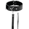 DARKNESS - POSTURE NECKLACE WITH LEATHER CHAIN - Afbeelding 2