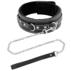 DARKNESS - HIGH QUALITY LEATHER NECKLACE WITH LEASH - Afbeelding 2