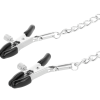 DARKNESS - COLLAR WITH NIPPLE CLAMPS BLACK - Afbeelding 3