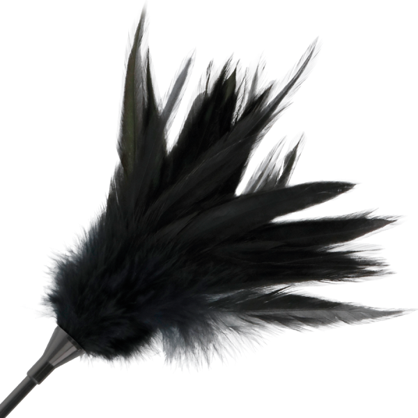 DARKNESS - BLACK FEATHER WHIP - Afbeelding 3