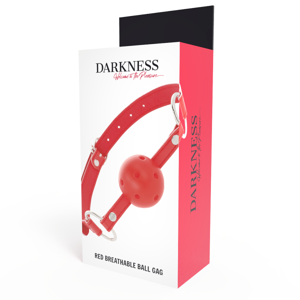 DARKNESS - RED BREATHABLE GAG - Afbeelding 4