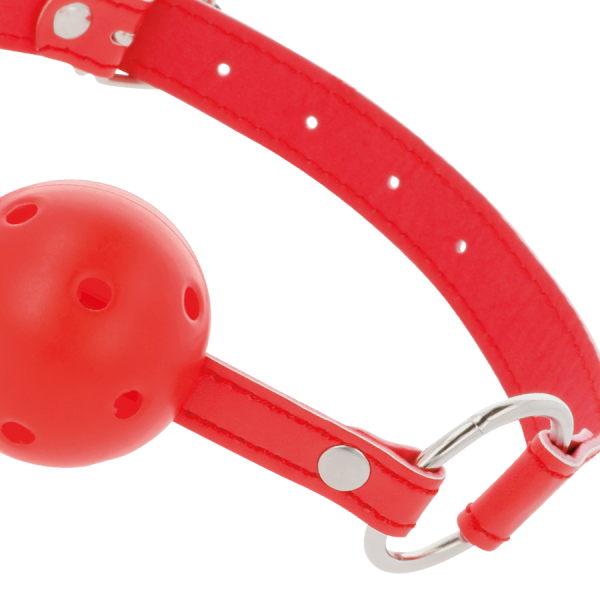 DARKNESS - RED BREATHABLE GAG - Afbeelding 3