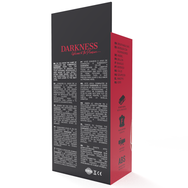 DARKNESS - RED BREATHABLE GAG - Afbeelding 5