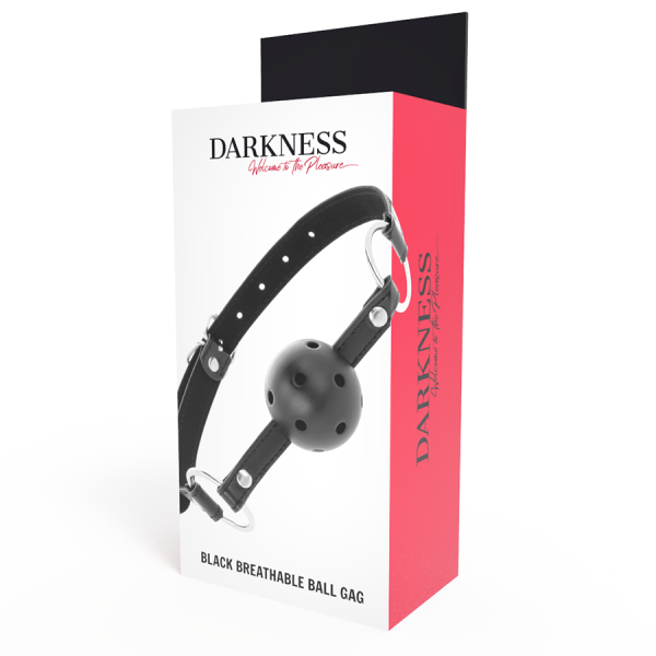 DARKNESS - BLACK BREATHABLE GAG - Afbeelding 4