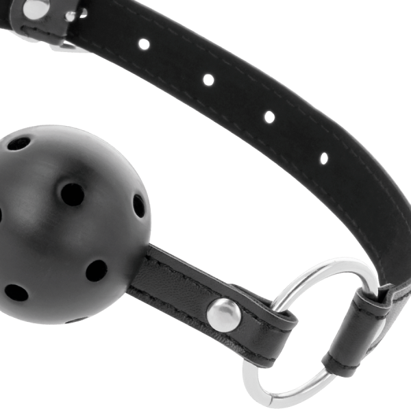 DARKNESS - BLACK BREATHABLE GAG - Afbeelding 3
