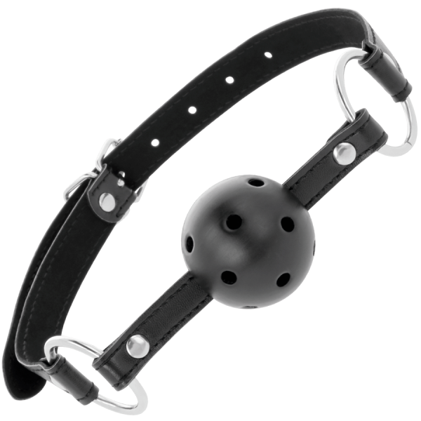 DARKNESS - BLACK BREATHABLE GAG - Afbeelding 2