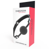 DARKNESS - BLACK SILICONE GAG - Afbeelding 4