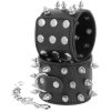 DARKNESS - SKULLS AND BONES BLACK SPIKED HANDCUFFS - Afbeelding 2