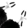 DARKNESS - NIPPLE CLAMPS WITH POM POMS 1 - Afbeelding 3