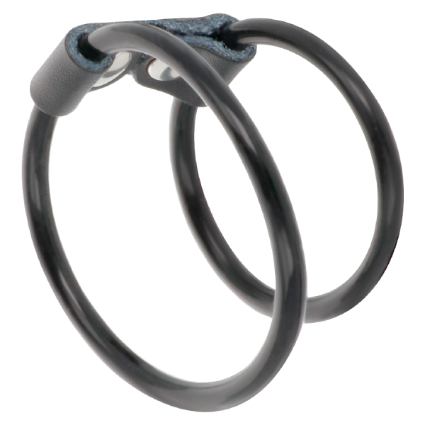 DARKNESS - DOUBLE FLEXIBLE PENIS RING - Afbeelding 3