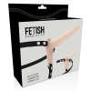FETISH SUBMISSIVE HARNESS - FLESH SILICONE VIBRATOR 15 CM - Afbeelding 3