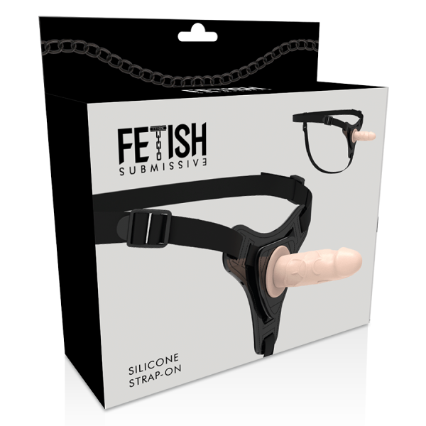 FETISH SUBMISSIVE HARNESS - FLESH REALISTIC SILICONE 12.5 CM - Afbeelding 4