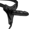 FETISH SUBMISSIVE HARNESS - REALISTIC BLACK SILICONE 15 CM - Afbeelding 3
