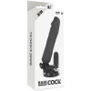 BASECOCK - REALISTIC VIBRATOR REMOTE CONTROL BLACK 20 CM -O- 4 CM - Afbeelding 5