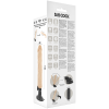 BASECOCK - REALISTIC VIBRATOR REMOTE CONTROL FLESH 21 CM -O- 4 CM - Afbeelding 6