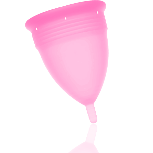 STERCUP - FDA SILICONE MENSTRUAL CUP PINK - SIZE L - Afbeelding 3