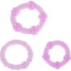 SEVEN CREATIONS - SET OF THREE LILAC PENIS RINGS - Afbeelding 2