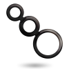ADDICTED TOYS - RINGS SET FOR PENIS - SMOKED - Afbeelding 3