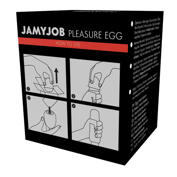 JAMYJOB - EGG MASTURBATOR BLACK VERSION DISCRETT - Afbeelding 10