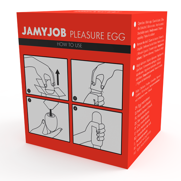 JAMYJOB - EGG MASTURBATOR RED VERSION DISCRETT - Afbeelding 10