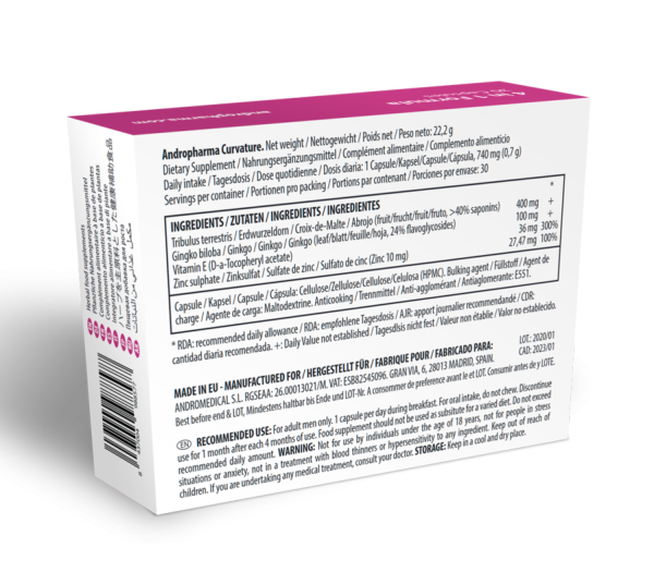 ANDROPHARMA - CURVATURE PEYRONIE TREATMENT - Afbeelding 3