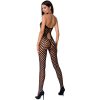 PASSION - WOMAN BS065 BODYSTOCKING BLACK ONE SIZE - Afbeelding 2