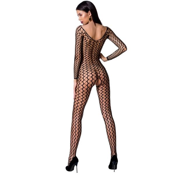 PASSION - WOMAN BS068 BODYSTOCKING BLACK ONE SIZE - Afbeelding 2