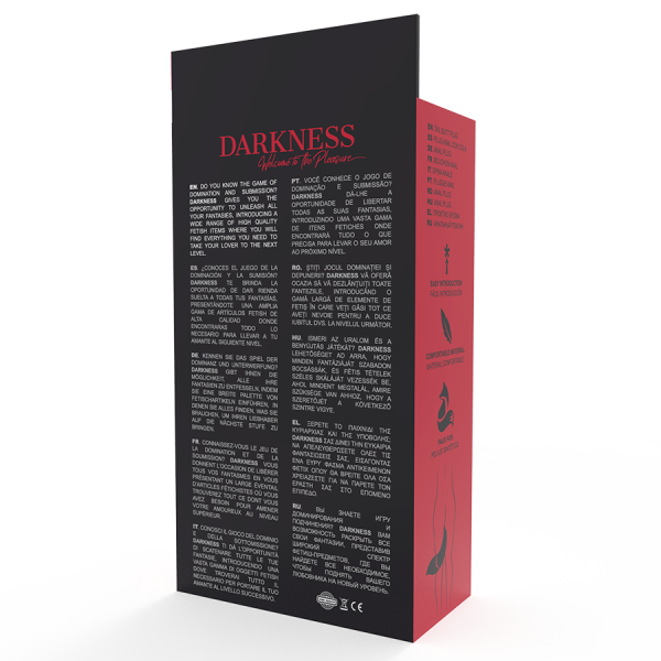 DARKNESS - SILICONE ANAL PLUG WITH GRAY TAIL - Afbeelding 4